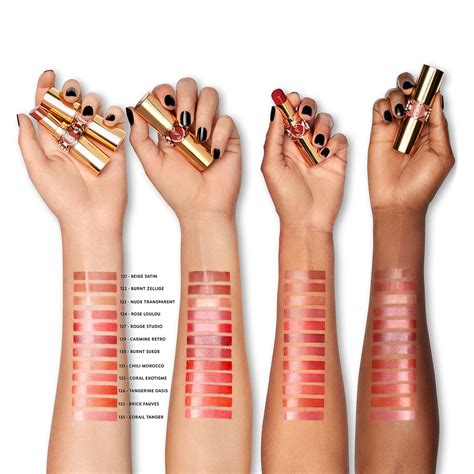 ysl rouge volupte shine swatches 44|YSL rouge volupte shine swatches.